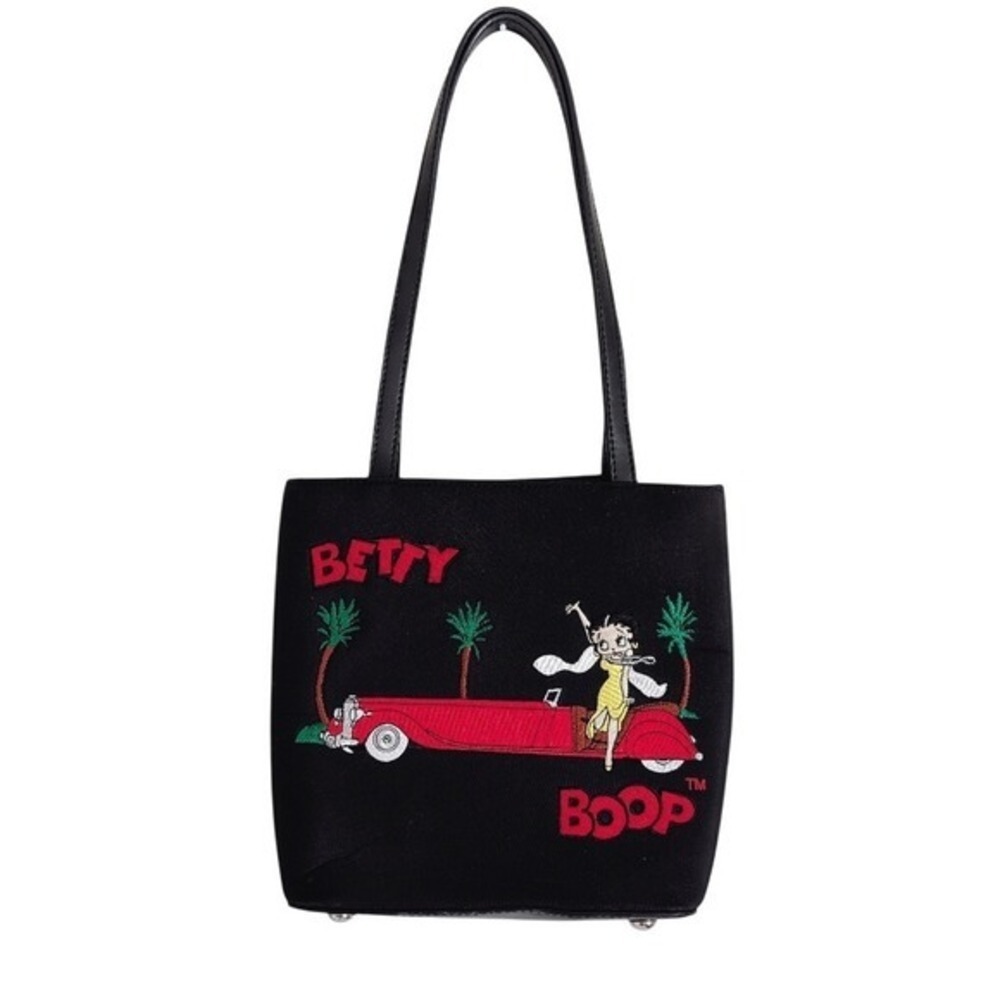 Betty Boop Vintage Y2K 90s Glam Novelty Old Hollywood Bucket Shoulder Bag